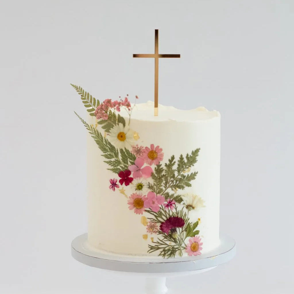 Dried Floral Cake