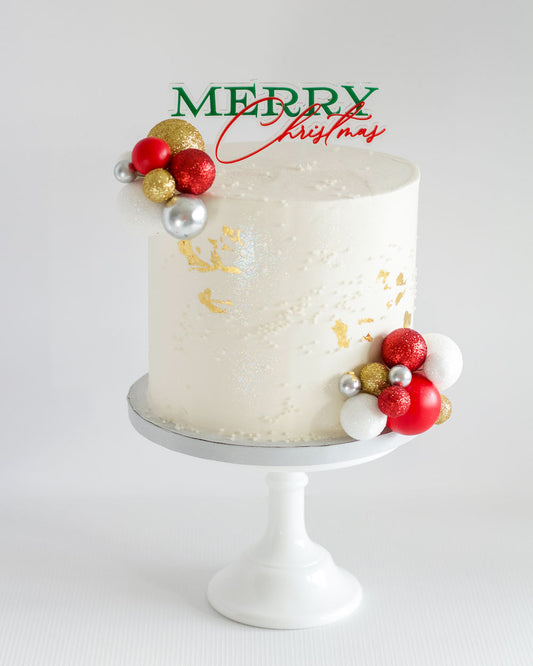 Christmas Ornament Cake