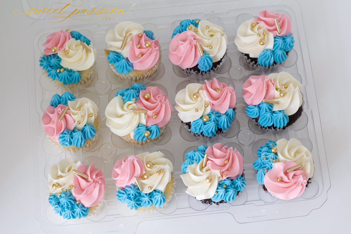 Gender Reveal Cupcakes