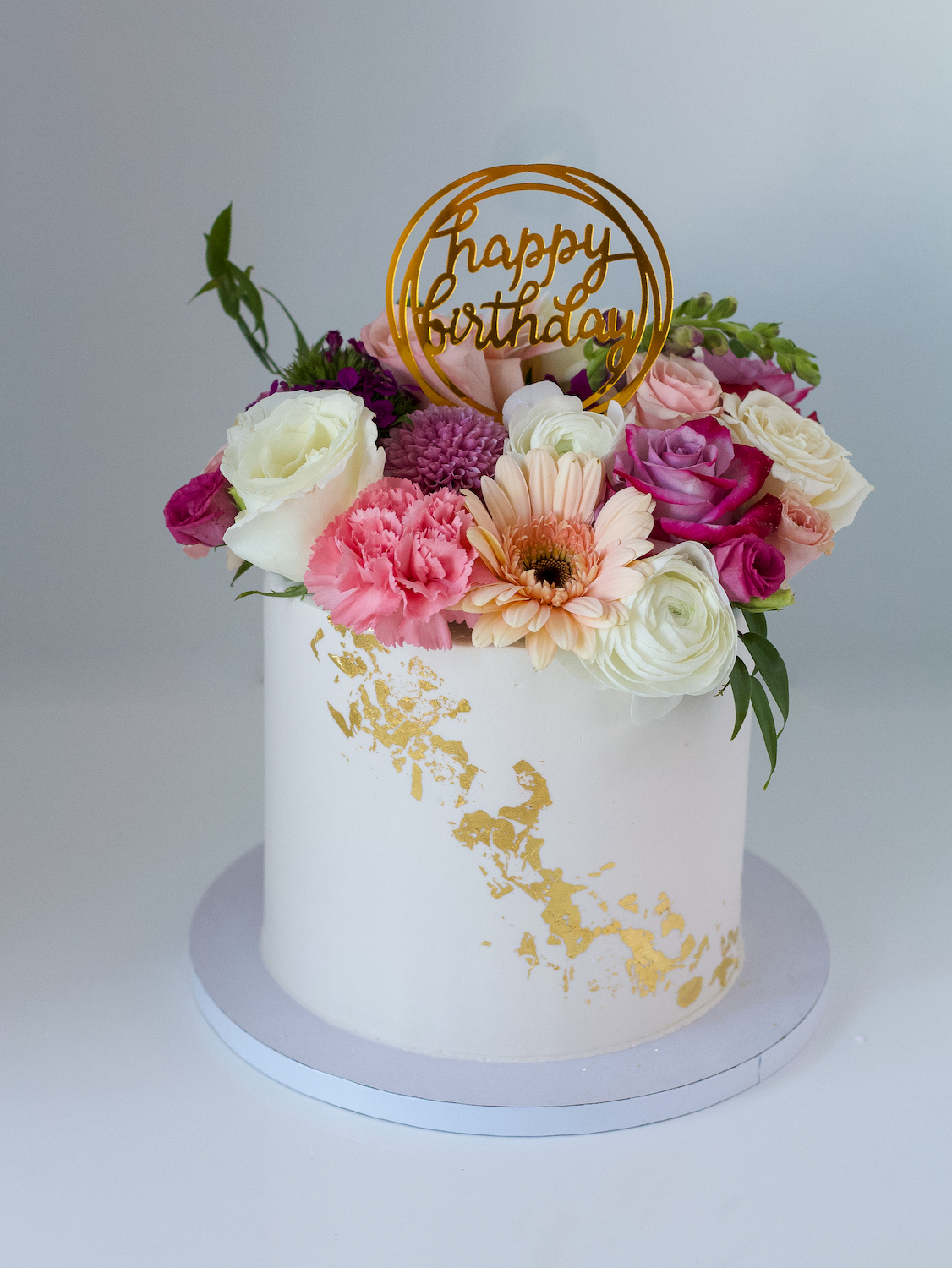 Gold Leaf Floral