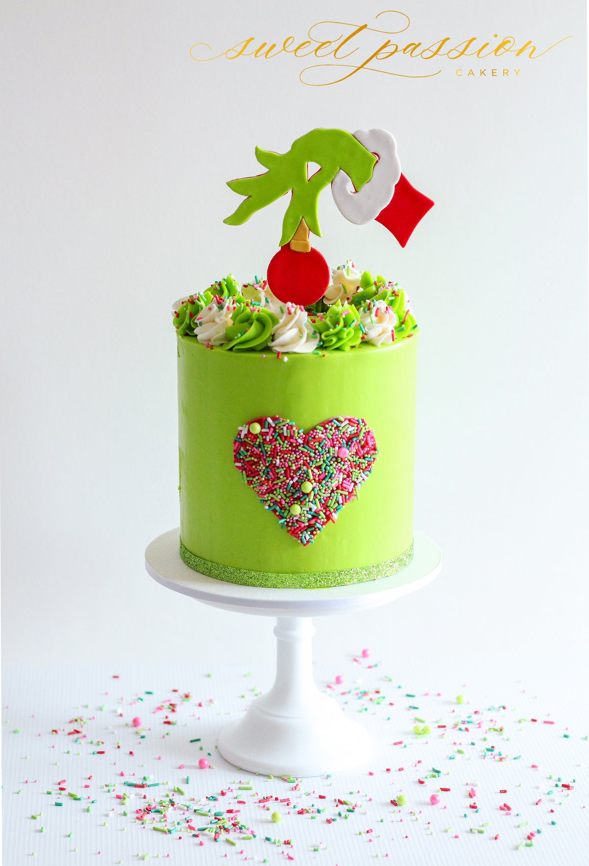 Grinch Cake