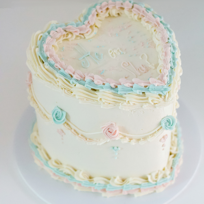Vintage Baby Gender Reveal