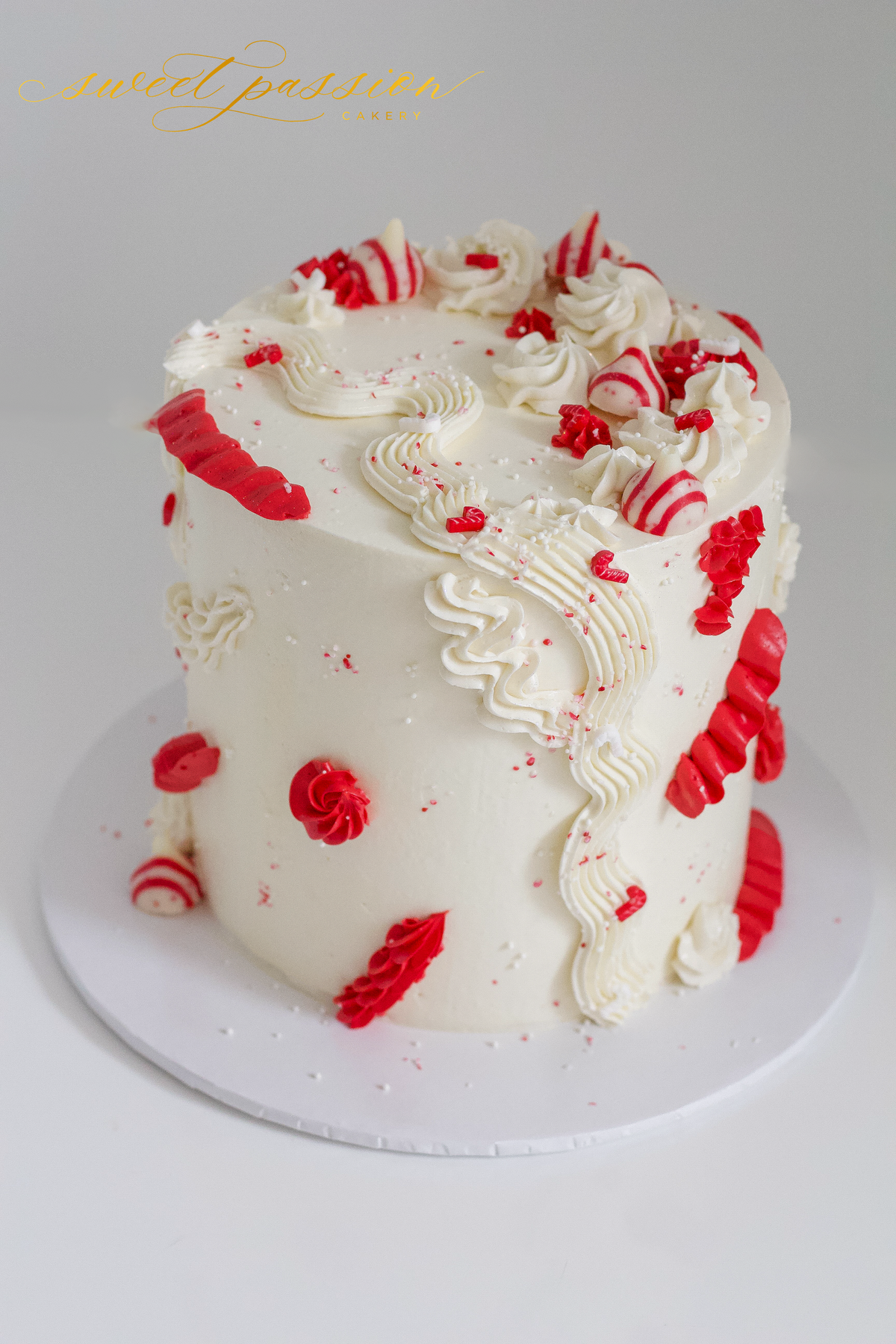 Modern Peppermint Cake