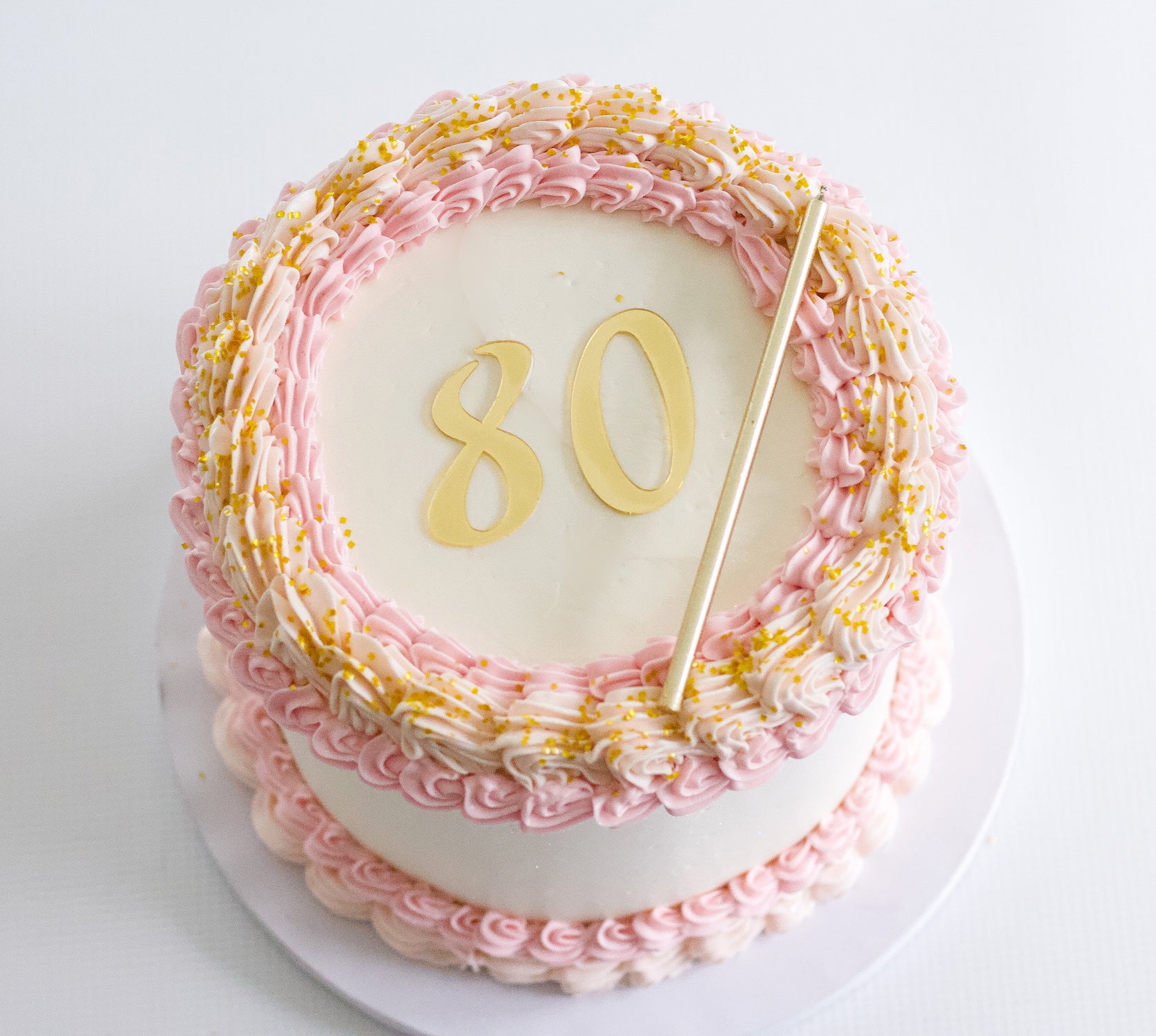 Scalloped Edge Celebration Cake