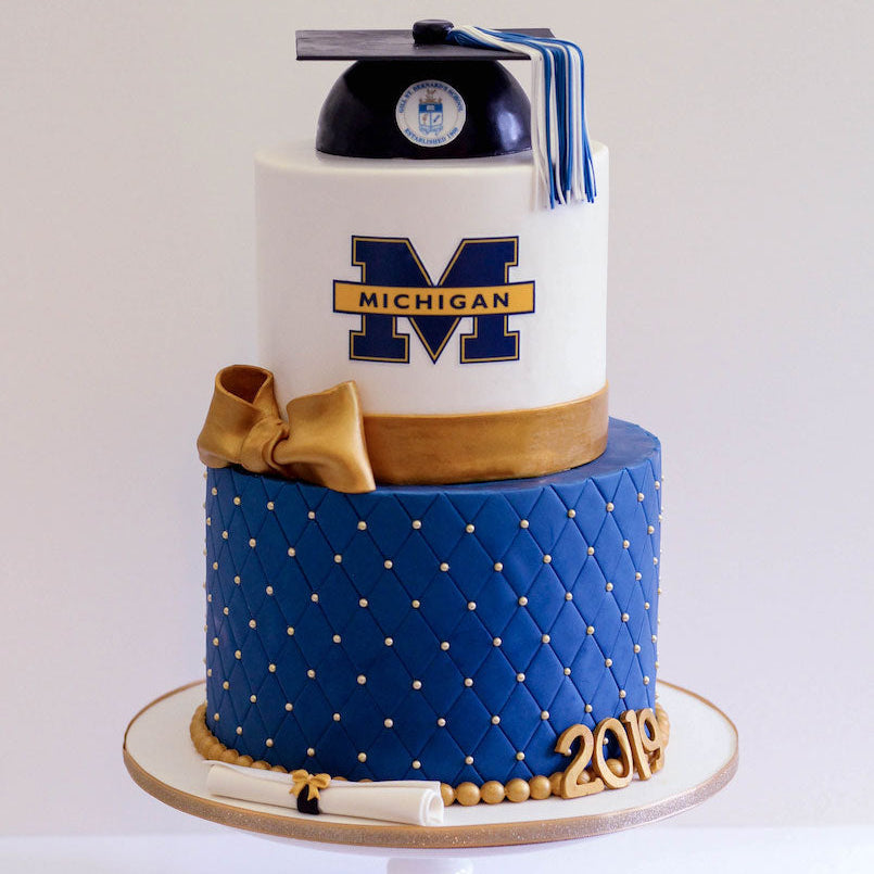 Collegiate Graduation Cake